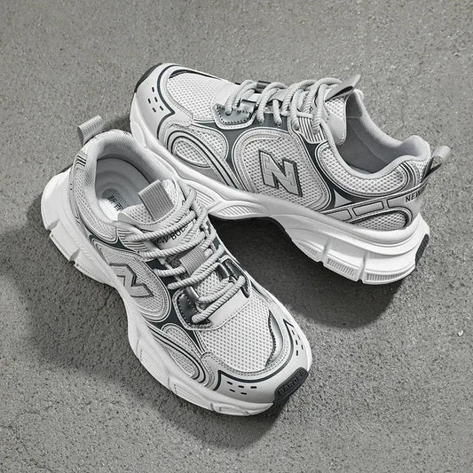 Summer New Wear-resistant Mesh Combination Comfortable Men's Large-sized Sports Breathable Anti-odor Running Shoes - Chicchar Fashion