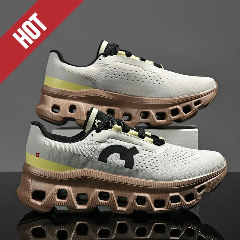 Marathon Men Sports Running Shoes Air Cushion Breathable Lightweight Male Comfortable Athletic Casual Sneakers Hiking Outdoor - Chicchar Fashion