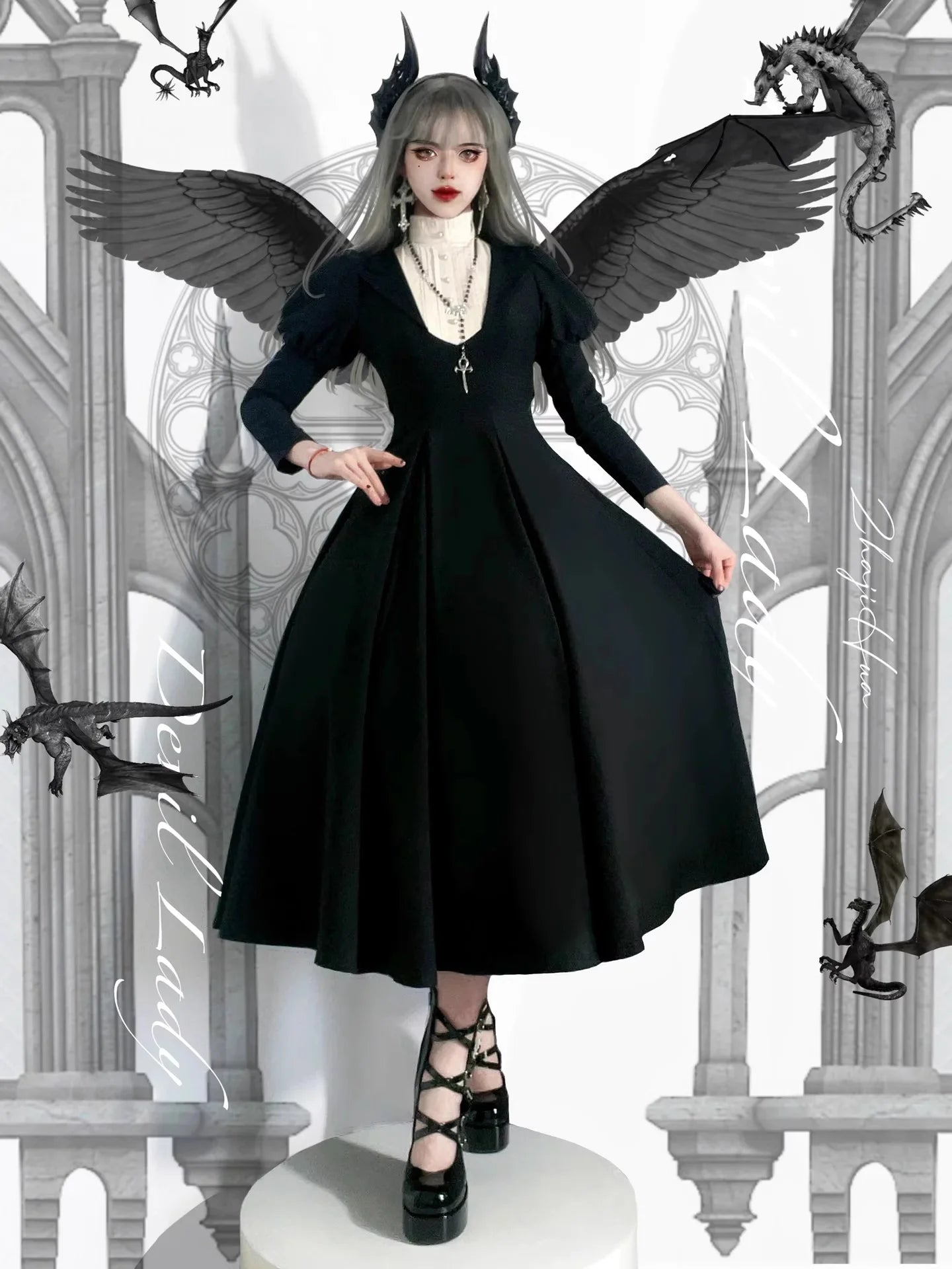 Vintage Cotton Lolita Dress