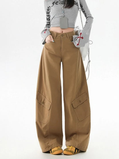 High Waist Blue Cotton Jeans