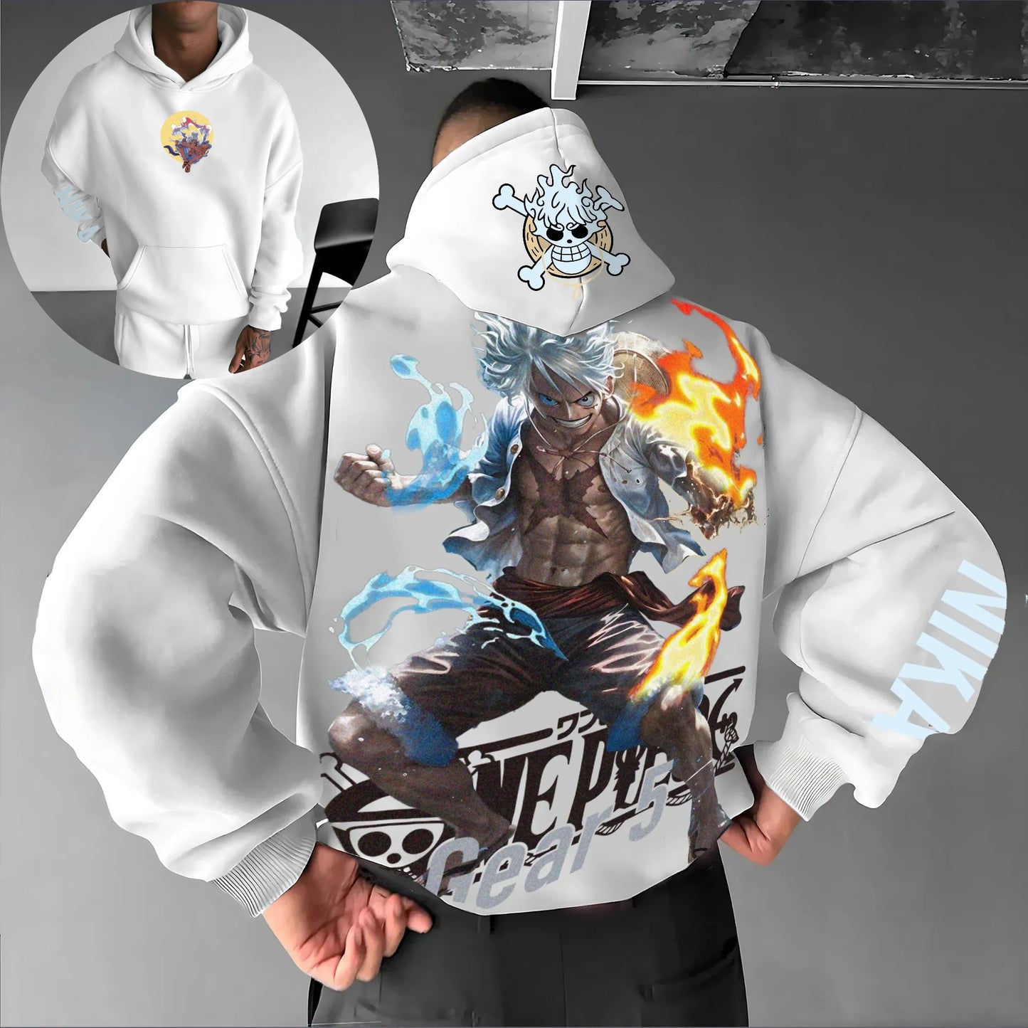 Luffy Gear 5 Cotton Hoodie