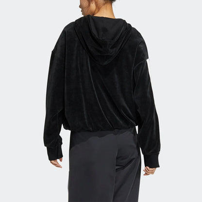 Adidas Polyester Three Stripes Hoodie