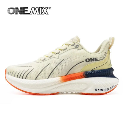 ONEMIX White Road Running Shoes for Men Air Cushion Outdoor Sport Shoes Male Trainers Summer Jogging Shoes Women Footwear - Chicchar Fashion