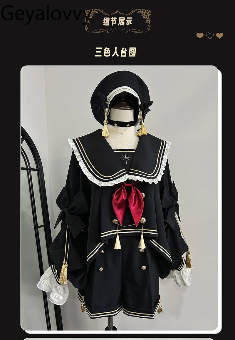 Lolita Sailor Top & Shorts