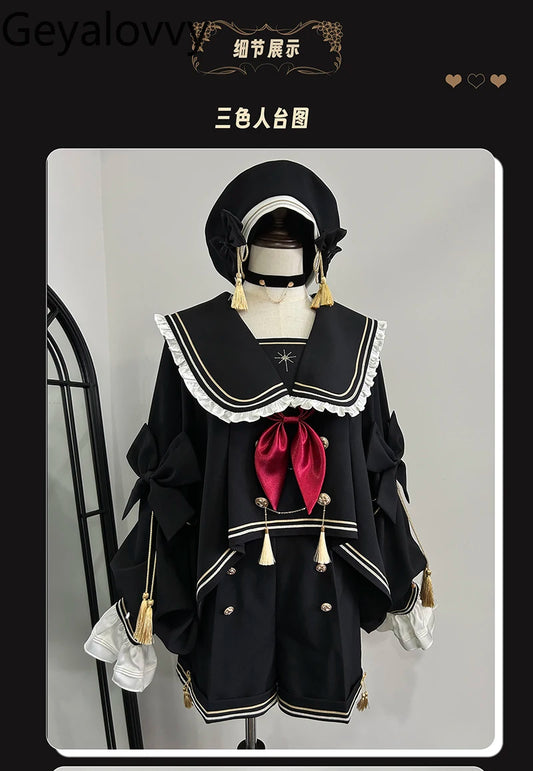 Lolita Sailor Top & Shorts