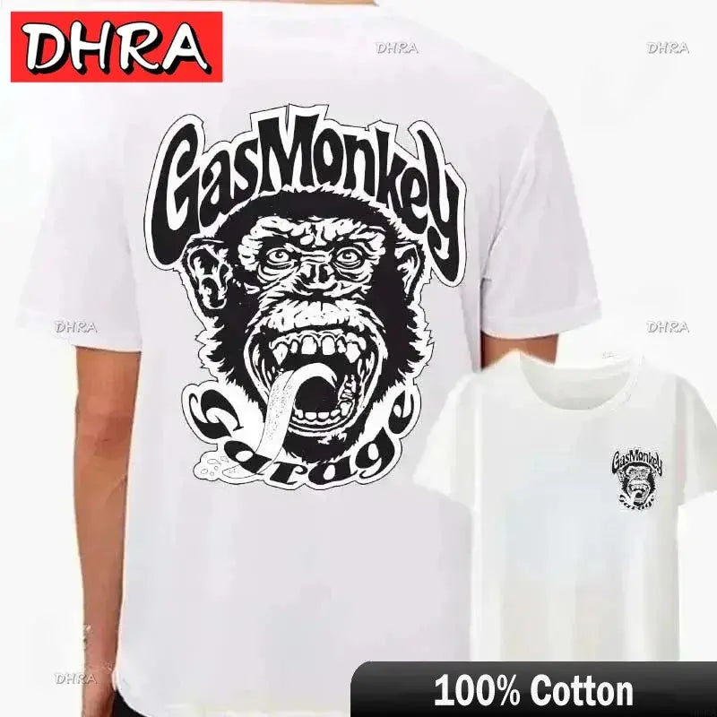 Gas Monkey Cotton Graphic Tee Chicchar Fashion