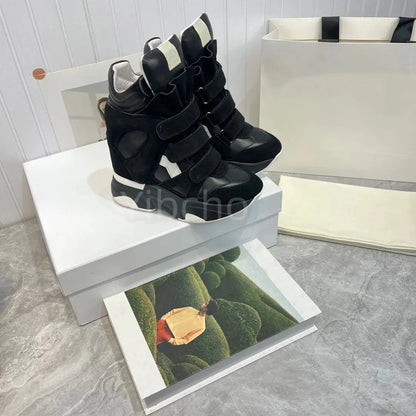 Luxury New Fashion Ankle Boots Height Enhancing High Top Thick Sole Casual Comfortable Sports Style Versatile Women's Shoes - Chicchar Fashion