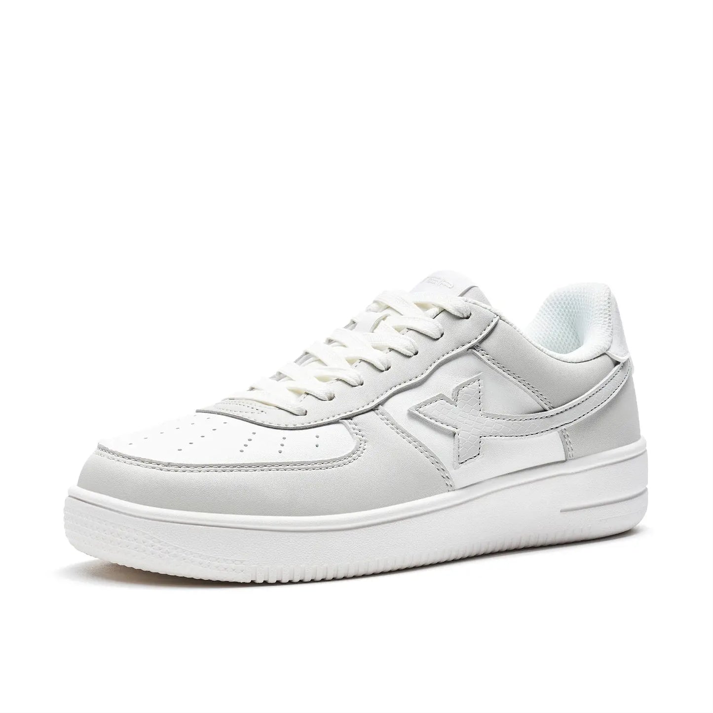 Xtep Women Men Skateboarding Shoes Non-Slip Casual White Couple Skate Sneakers Male Female Luxury Brand Shoes 881219319851 - Chicchar Fashion