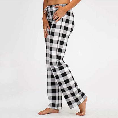 Cozy Plaid Pajama Pants - Chicchar Fashion