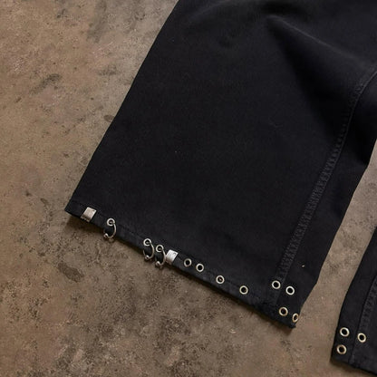 Y2K Pierced Baggy Denim