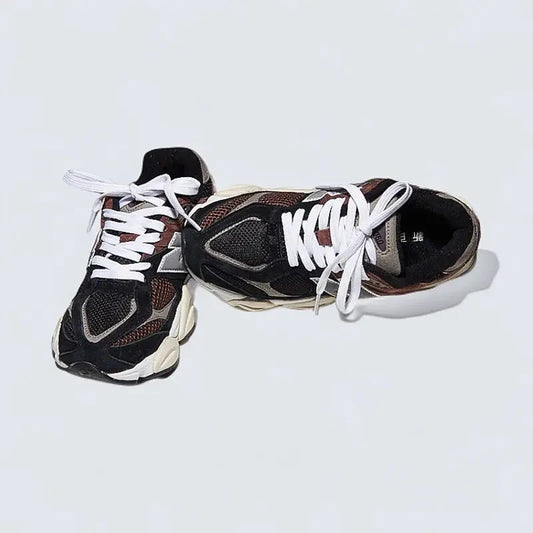 Summer New Men's and Women's Retro Dad Shoes  9060-Running Shoes 2026 walking travell Versatile Fashion Sports Shoes Navy - Chicchar Fashion