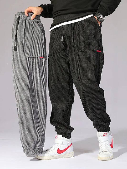 Baggy Corduroy Joggers Men