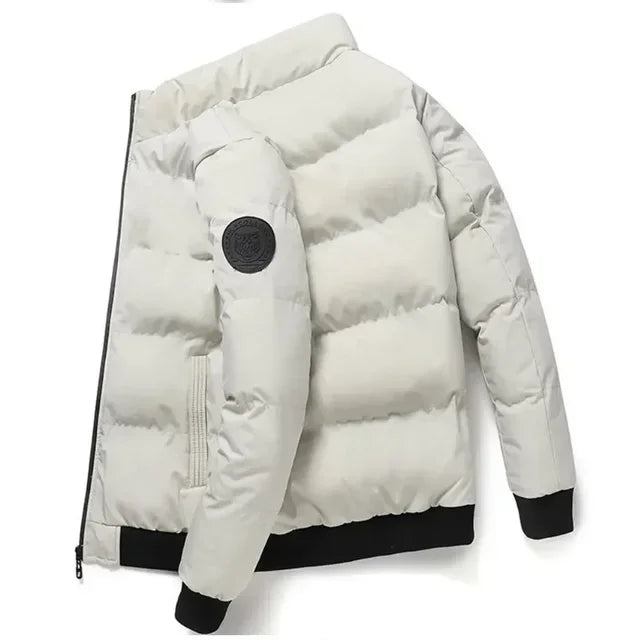 Men's Thick Zipper Warm Coat
