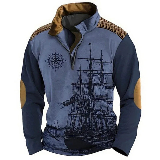 Men's 3D Polyester Long Sleeve