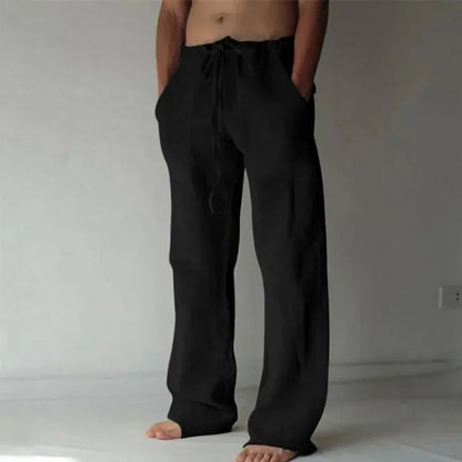 Cotton Linen Baggy Pants