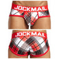 Men Plaid Polyester Briefs Chicchar Fashion