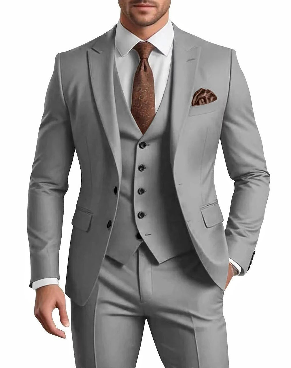 Polyester Twill 3-Piece Tuxedo