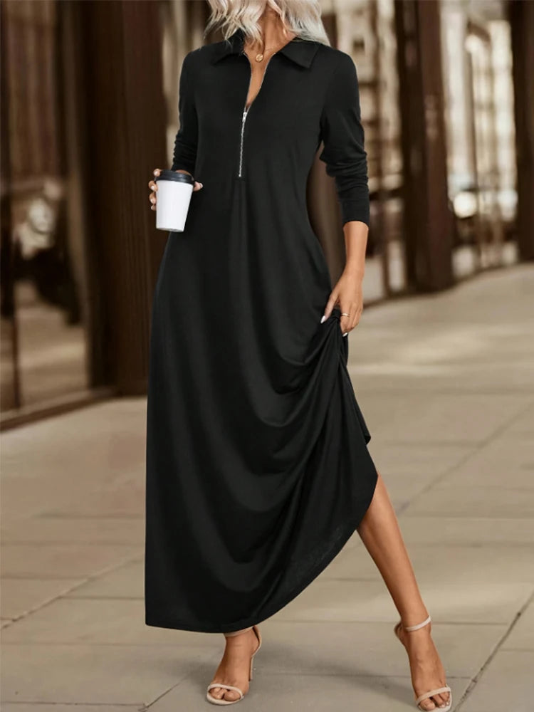 Women's Polyester Maxi Dress