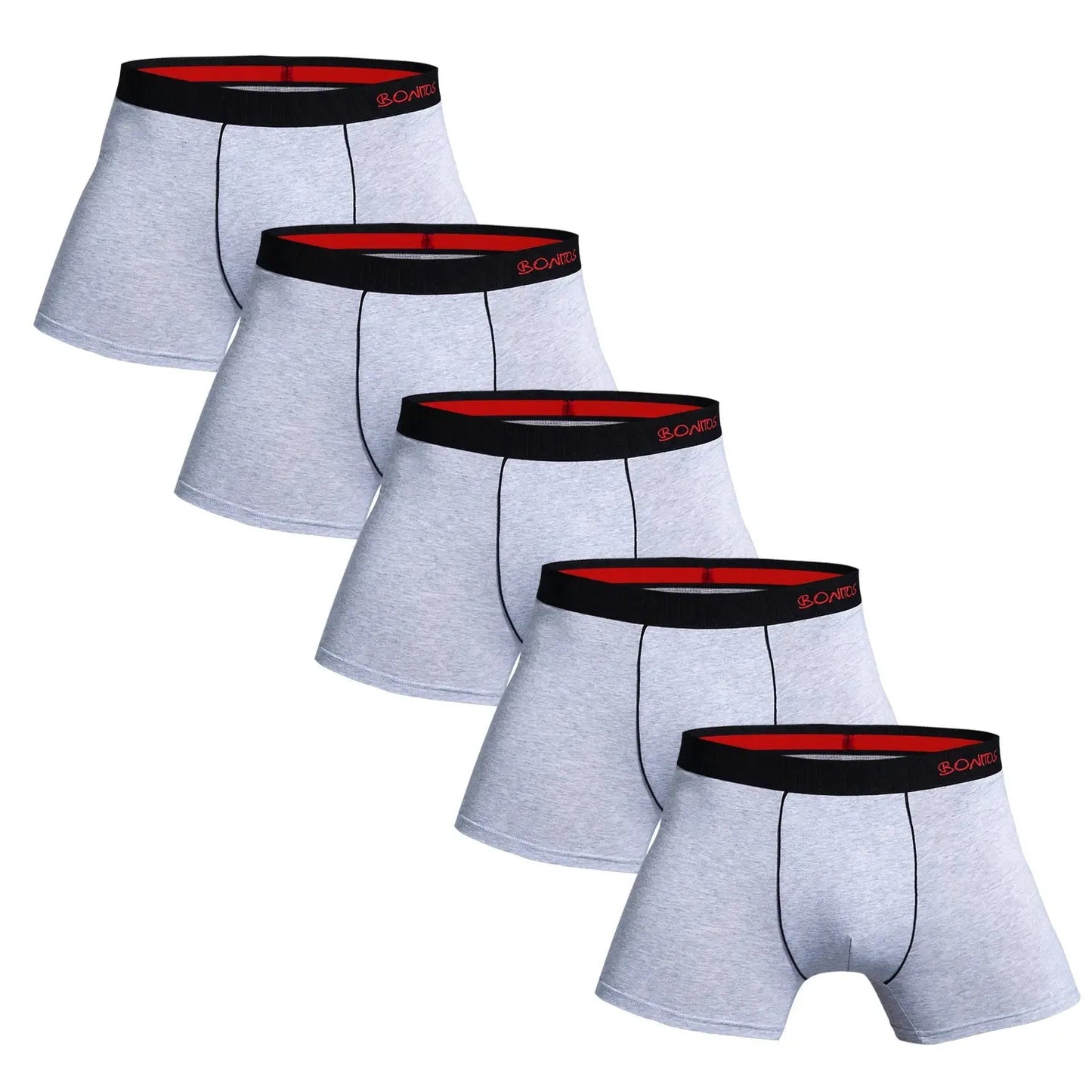 5-Pack Cotton Spandex Boxers Chicchar Fashion