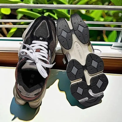 Women's shoes 2024 summer 1906R sports shoes men's shoes retro casual dad shoes brown gray blue - Chicchar Fashion