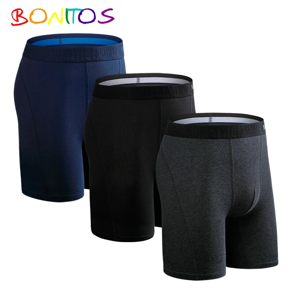 3-Pack Cotton Long Boxers Chicchar Fashion