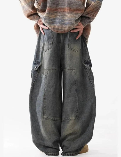 Baggy Barrel Cargo Denim