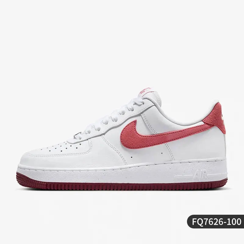 Nike Official Authentic Air Force 1 '07 Women's Air Force One Sneakers FQ7626-100 - Chicchar Fashion