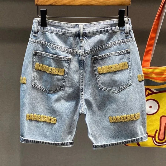 Vintage Stretch Denim Shorts