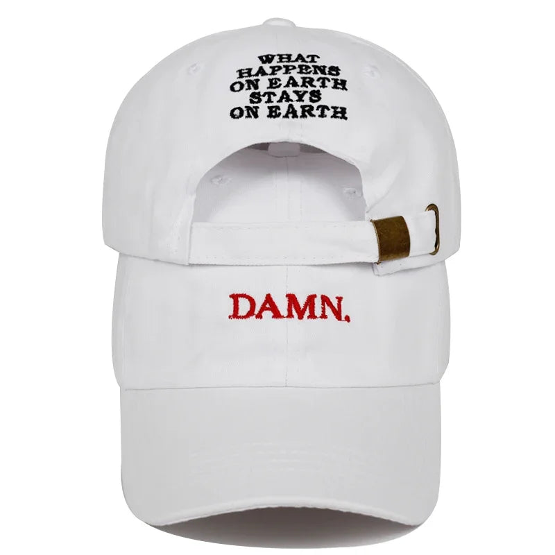 Unisex DAMN Embroidered Sun Cap