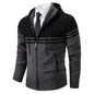 Men's Fleece Zip Stand Collar Chicchar Fashion