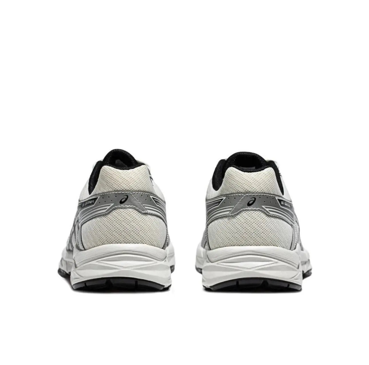 ASICS Versatile Comfortable Shock-absorbing Breathable Low Cut Casual City Commuting Running Shoes for Men White Silver - Chicchar Fashion