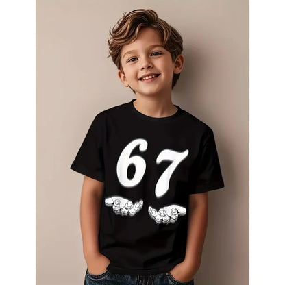 Kids Polyester Math Tee