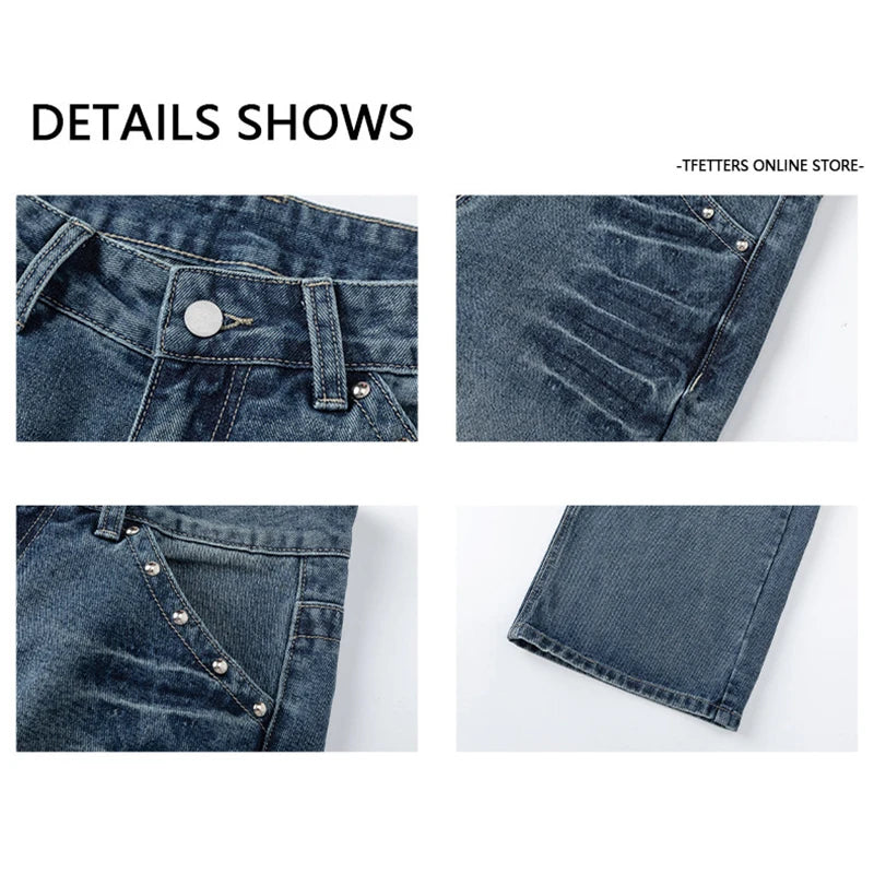 Retro Baggy Denim Jeans Men