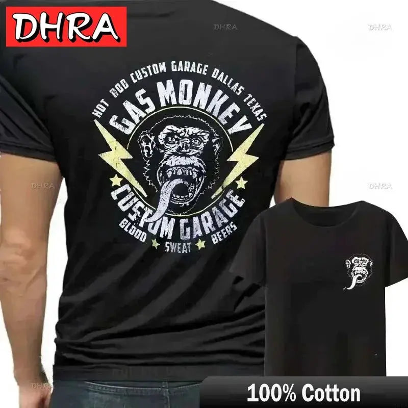 Gas Monkey Cotton Graphic Tee Chicchar Fashion