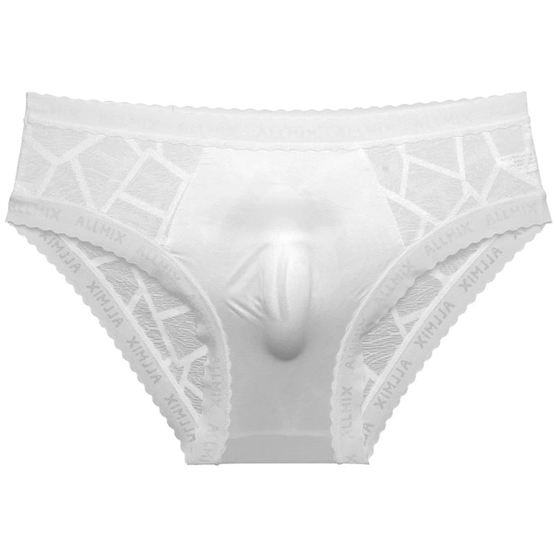 Low Waist Ice Silk Men Briefs Chicchar Fashion