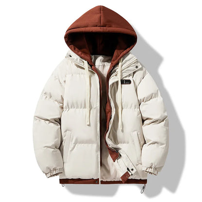 Men's Hooded Thick Cotton Coat
