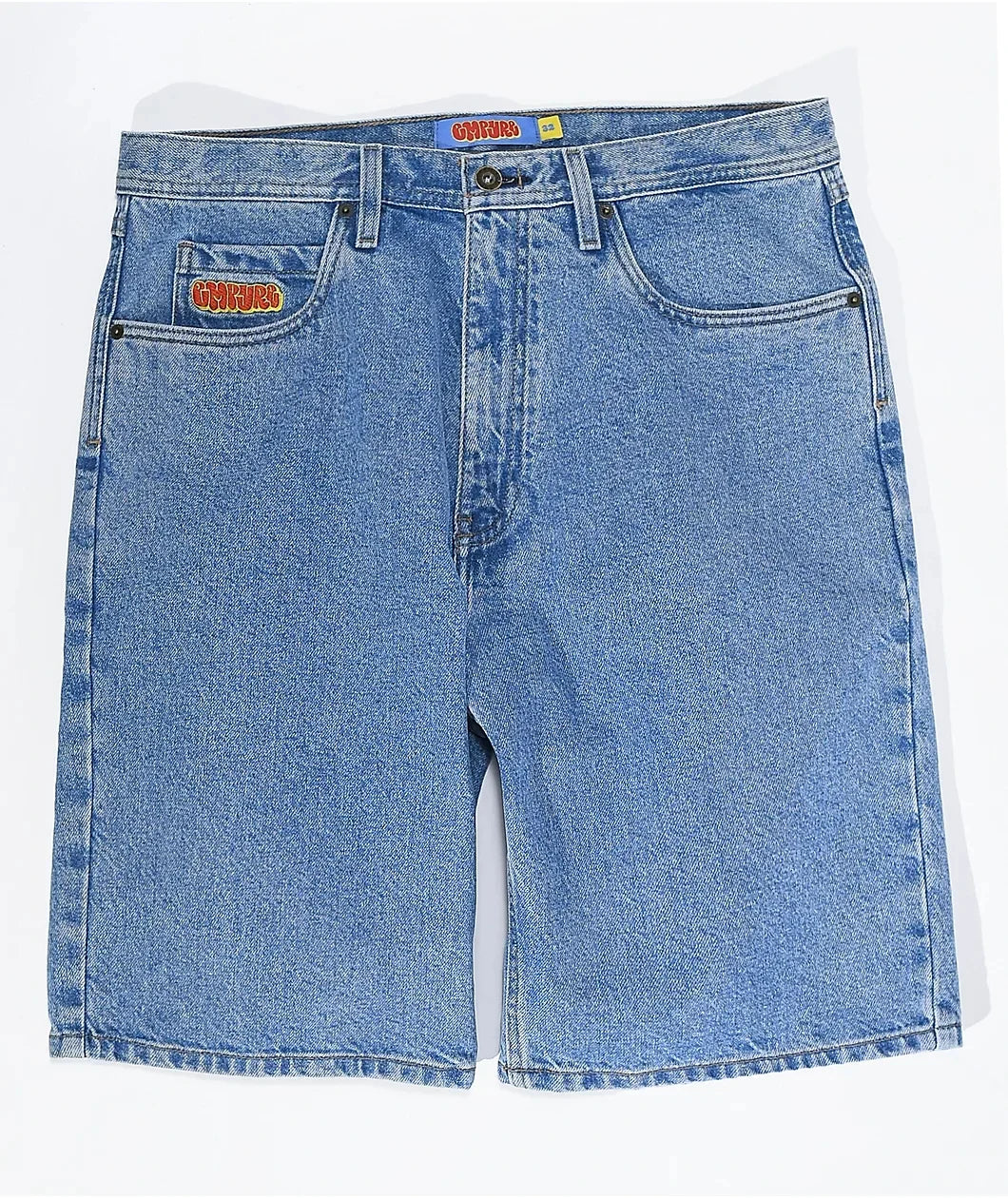 Skateboard Denim Wide Shorts