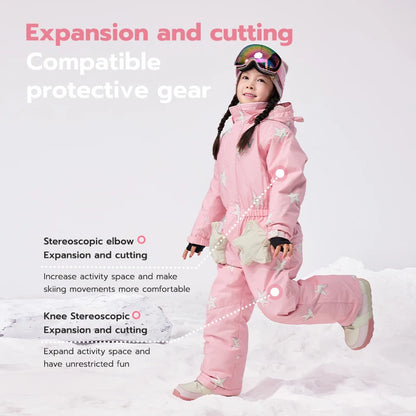 Kids -30°C Waterproof Ski Suit