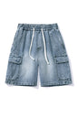 Cotton Quick-Dry Denim Shorts