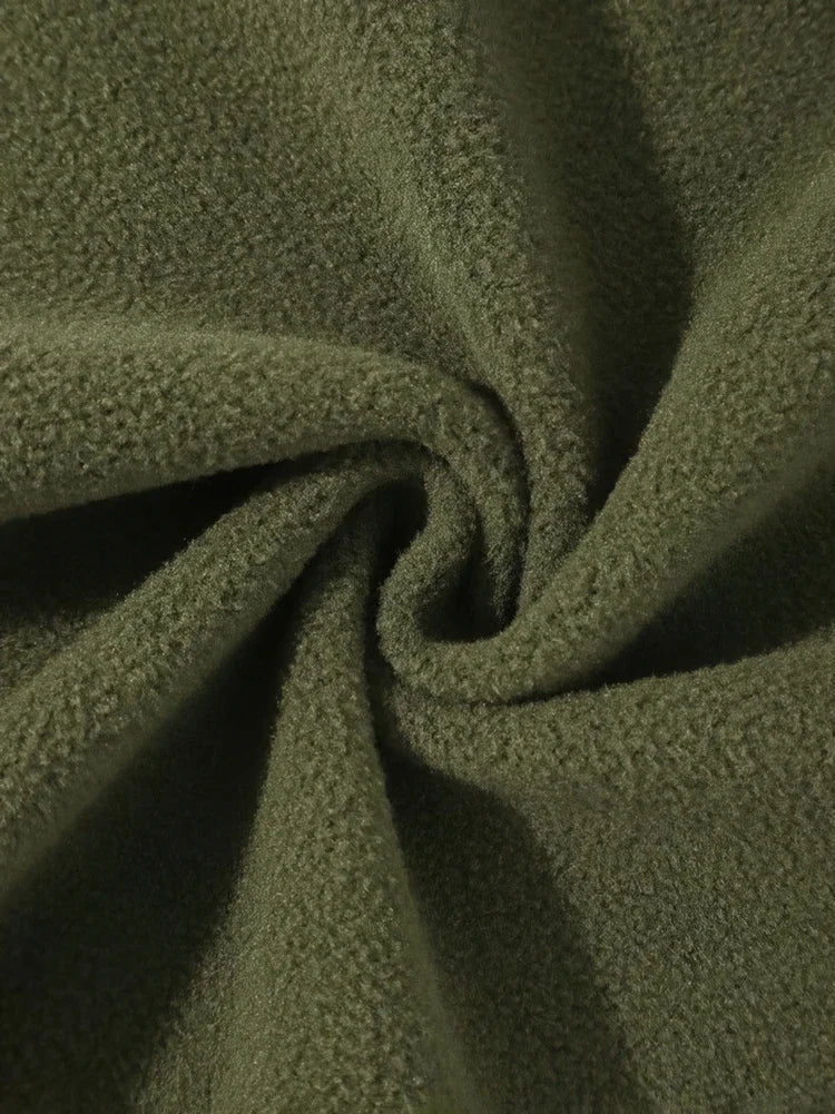 Fleece Wide Leg Baggy Joggers