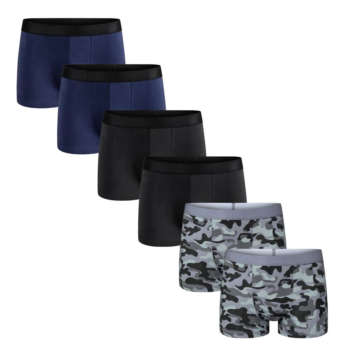 6pc Cotton Men Boxer Set Chicchar Fashion