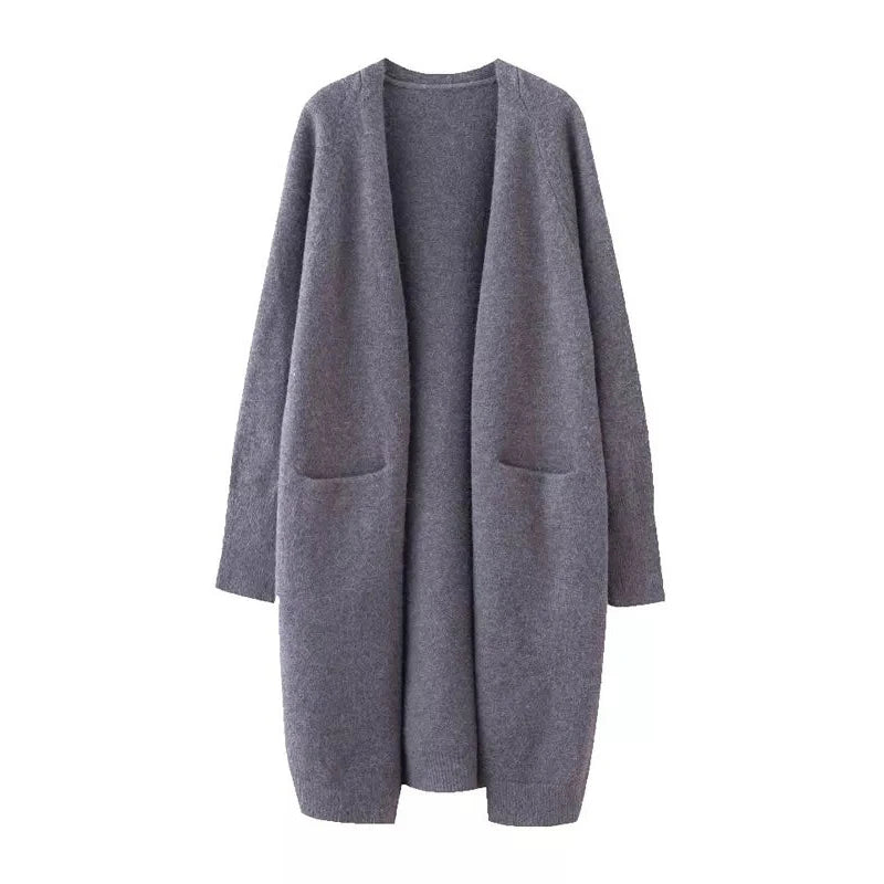 Cashmere Blend V Neck Cardigan Chicchar Fashion