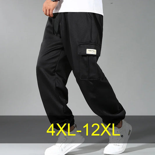 Plus Size Cargo Joggers 11-12XL
