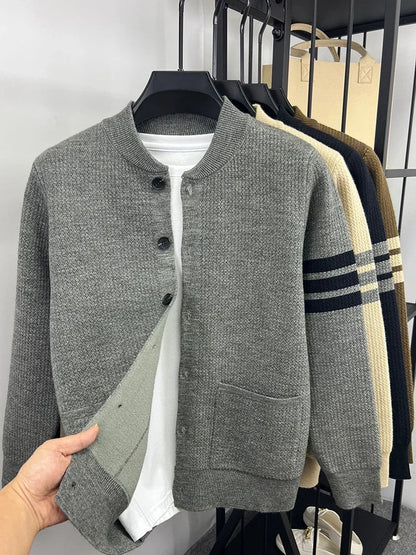 Men's Knit Velvet Cardigan Chicchar Fashion