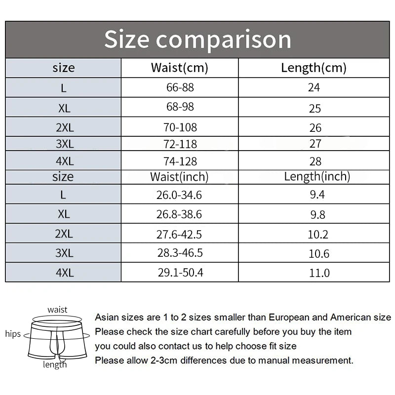 Men's Ice Silk Thin Boxers Chicchar Fashion