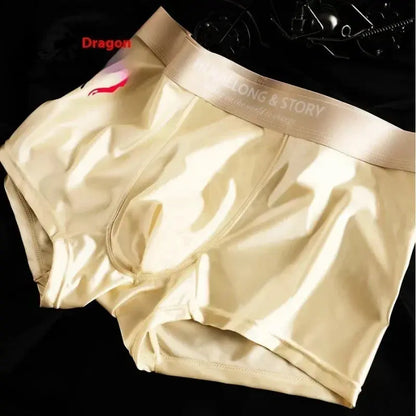 Ice Silk Boxer Shorts Chicchar Fashion