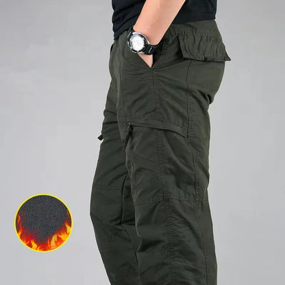 Fleece Cargo Jogger Pants