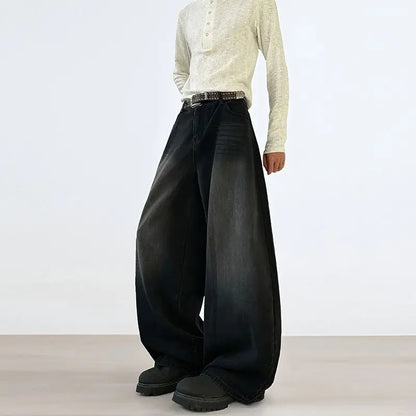 Y2K Embroidered Baggy Jeans