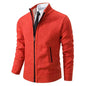 Stand Collar Fleece Cardigan Chicchar Fashion