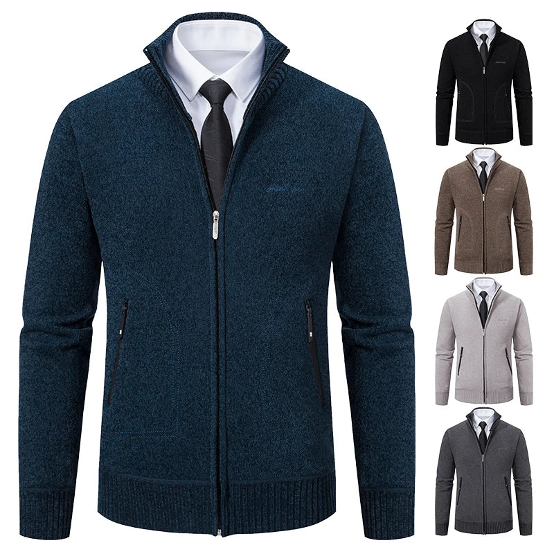 Men's Polyester Knit Cardigan Chicchar Fashion